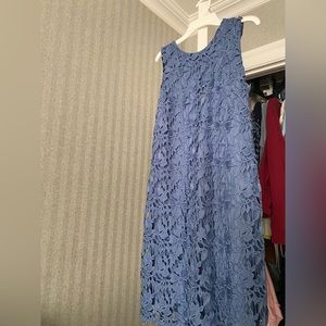 Blue Laced Karl Lagerfeld Cocktail Dress